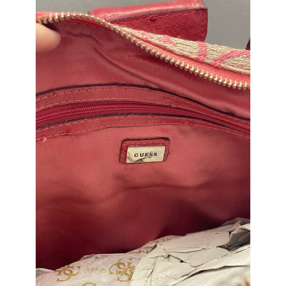 Y2K NWT Pink Guess Clear Tote Purse with Removeable Travel Bag - Picture 8 of 8